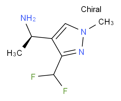 (1R)-1-[3-(difluoromethyl)-1-methyl-1H-pyrazol-4-yl]ethan-1-amine