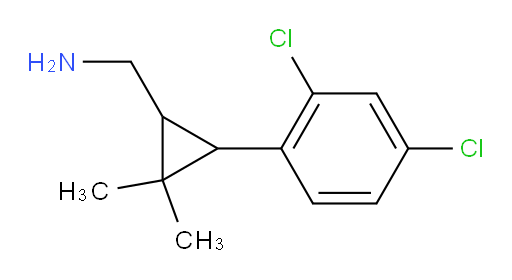 [3-(2,4-dichlorophenyl)-2,2-dimethylcyclopropyl]methanamine