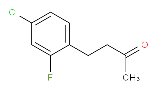 4-(4-chloro-2-fluorophenyl)butan-2-one