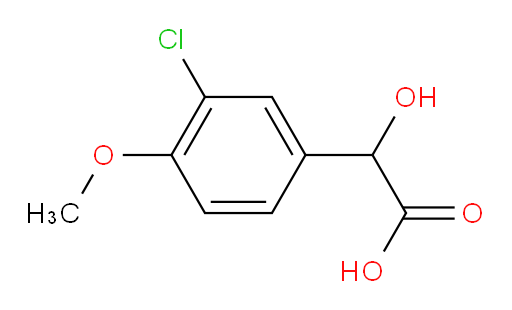2-(3-chloro-4-methoxyphenyl)-2-hydroxyacetic acid
