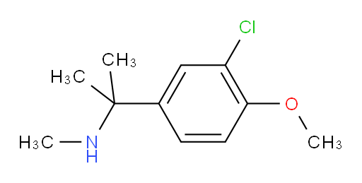 [2-(3-chloro-4-methoxyphenyl)propan-2-yl](methyl)amine