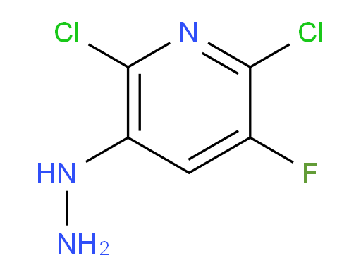 2,6-dichloro-3-fluoro-5-hydrazinylpyridine