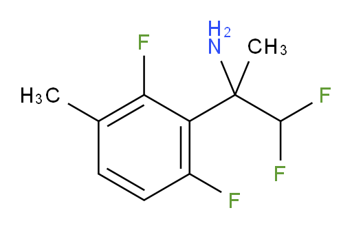 2-(2,6-difluoro-3-methylphenyl)-1,1-difluoropropan-2-amine