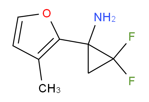 2,2-difluoro-1-(3-methylfuran-2-yl)cyclopropan-1-amine