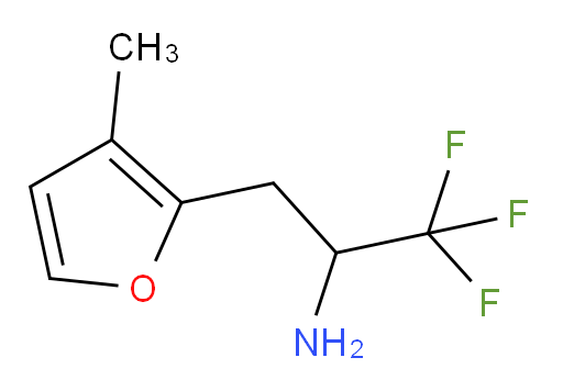 1,1,1-trifluoro-3-(3-methylfuran-2-yl)propan-2-amine