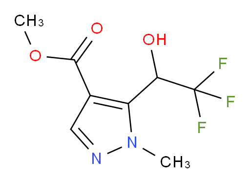 methyl 1-methyl-5-(2,2,2-trifluoro-1-hydroxyethyl)-1H-pyrazole-4-carboxylate