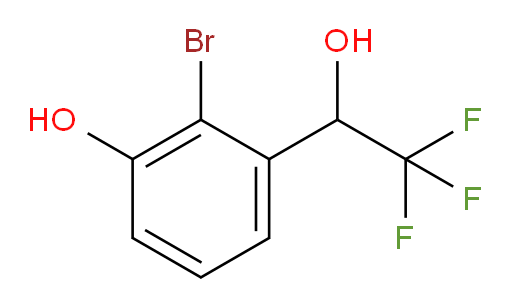 2-bromo-3-(2,2,2-trifluoro-1-hydroxyethyl)phenol