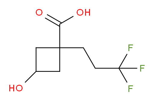 3-hydroxy-1-(3,3,3-trifluoropropyl)cyclobutane-1-carboxylic acid