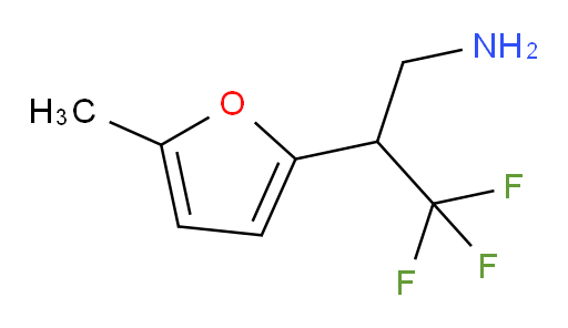 3,3,3-trifluoro-2-(5-methylfuran-2-yl)propan-1-amine