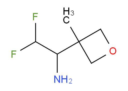 2,2-difluoro-1-(3-methyloxetan-3-yl)ethan-1-amine