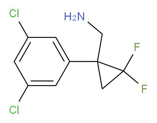 [1-(3,5-dichlorophenyl)-2,2-difluorocyclopropyl]methanamine