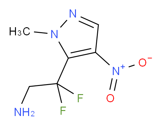 2,2-difluoro-2-(1-methyl-4-nitro-1H-pyrazol-5-yl)ethan-1-amine
