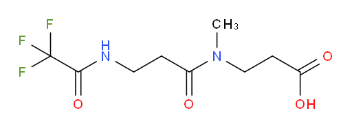 3-[N-methyl-3-(trifluoroacetamido)propanamido]propanoic acid