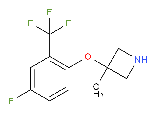 3-[4-fluoro-2-(trifluoromethyl)phenoxy]-3-methylazetidine