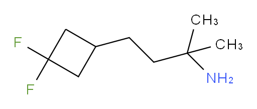 4-(3,3-difluorocyclobutyl)-2-methylbutan-2-amine