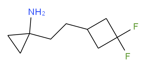 1-[2-(3,3-difluorocyclobutyl)ethyl]cyclopropan-1-amine
