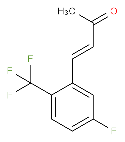 4-[5-fluoro-2-(trifluoromethyl)phenyl]but-3-en-2-one