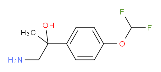 1-amino-2-[4-(difluoromethoxy)phenyl]propan-2-ol