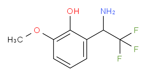 2-(1-amino-2,2,2-trifluoroethyl)-6-methoxyphenol