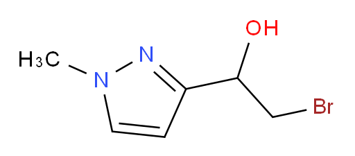 2-bromo-1-(1-methyl-1H-pyrazol-3-yl)ethan-1-ol