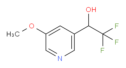 2,2,2-trifluoro-1-(5-methoxypyridin-3-yl)ethan-1-ol