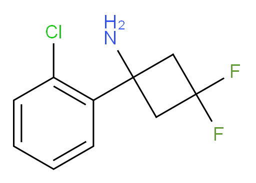 1-(2-chlorophenyl)-3,3-difluorocyclobutan-1-amine