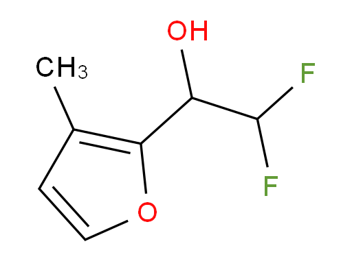 2,2-difluoro-1-(3-methylfuran-2-yl)ethan-1-ol