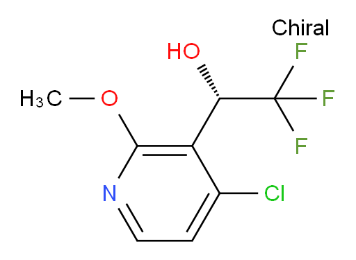 (1S)-1-(4-chloro-2-methoxypyridin-3-yl)-2,2,2-trifluoroethan-1-ol