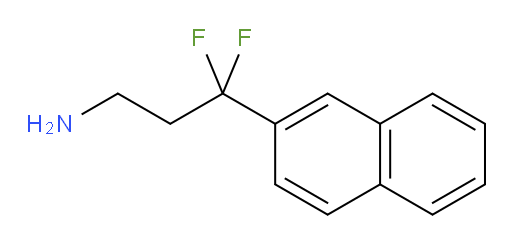 3,3-difluoro-3-(naphthalen-2-yl)propan-1-amine