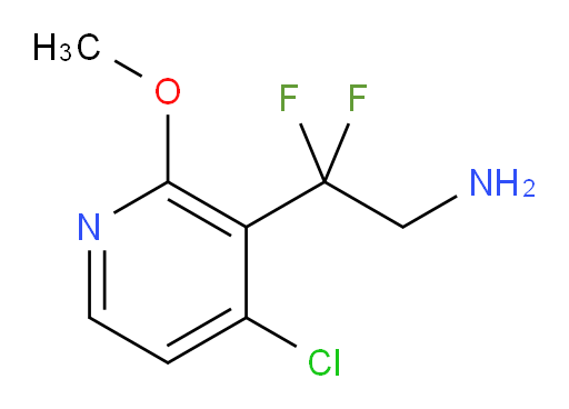 2-(4-chloro-2-methoxypyridin-3-yl)-2,2-difluoroethan-1-amine