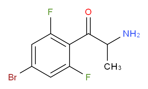 2-amino-1-(4-bromo-2,6-difluorophenyl)propan-1-one
