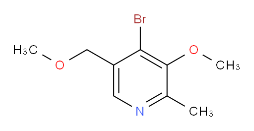 4-bromo-3-methoxy-5-(methoxymethyl)-2-methylpyridine