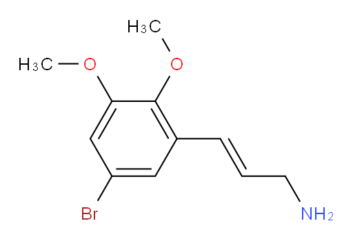 3-(5-bromo-2,3-dimethoxyphenyl)prop-2-en-1-amine