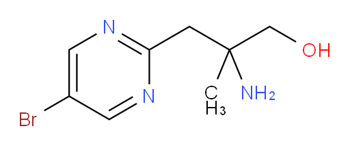 2-amino-3-(5-bromopyrimidin-2-yl)-2-methylpropan-1-ol