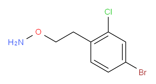 O-[2-(4-bromo-2-chlorophenyl)ethyl]hydroxylamine