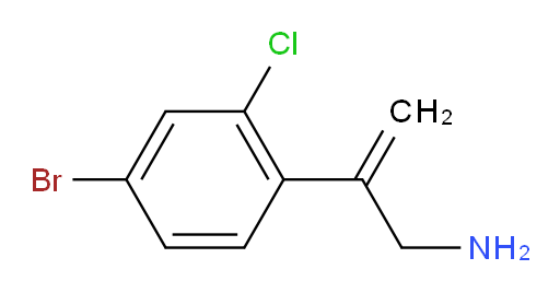 2-(4-bromo-2-chlorophenyl)prop-2-en-1-amine