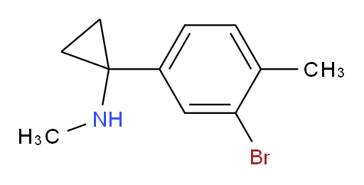 1-(3-bromo-4-methylphenyl)-N-methylcyclopropan-1-amine