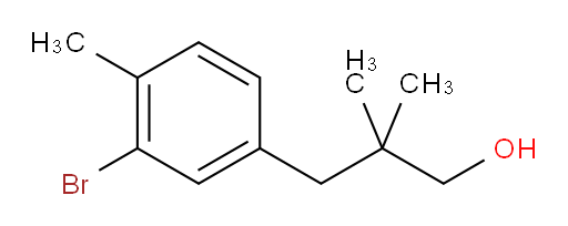 3-(3-bromo-4-methylphenyl)-2,2-dimethylpropan-1-ol