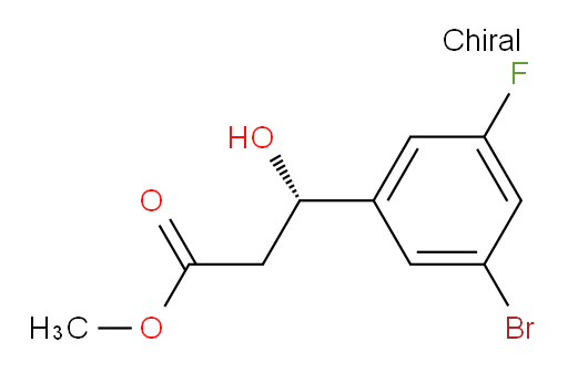 methyl (3S)-3-(3-bromo-5-fluorophenyl)-3-hydroxypropanoate
