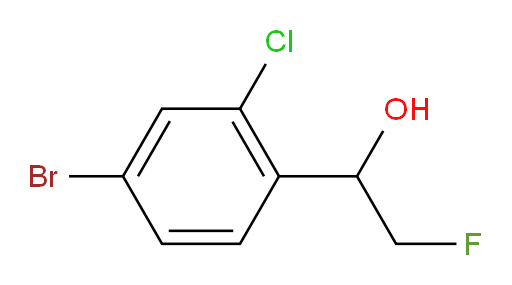 1-(4-bromo-2-chlorophenyl)-2-fluoroethan-1-ol