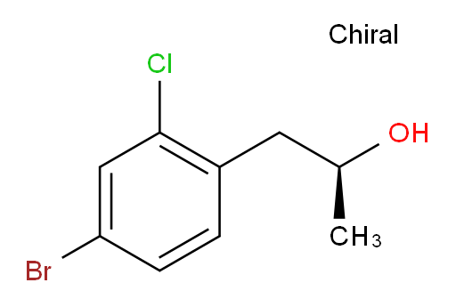 (2S)-1-(4-bromo-2-chlorophenyl)propan-2-ol