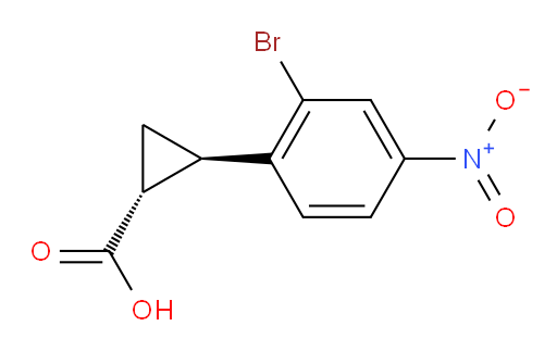 rac-(1R,2R)-2-(2-bromo-4-nitrophenyl)cyclopropane-1-carboxylic acid
