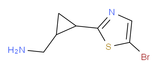 [2-(5-bromo-1,3-thiazol-2-yl)cyclopropyl]methanamine