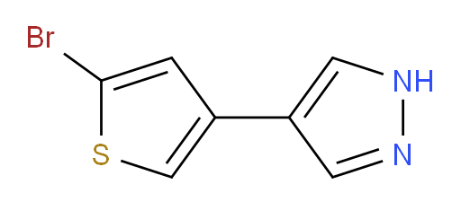 4-(5-bromothiophen-3-yl)-1H-pyrazole