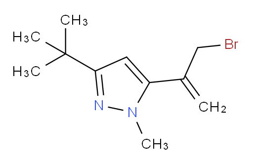 5-(3-bromoprop-1-en-2-yl)-3-tert-butyl-1-methyl-1H-pyrazole