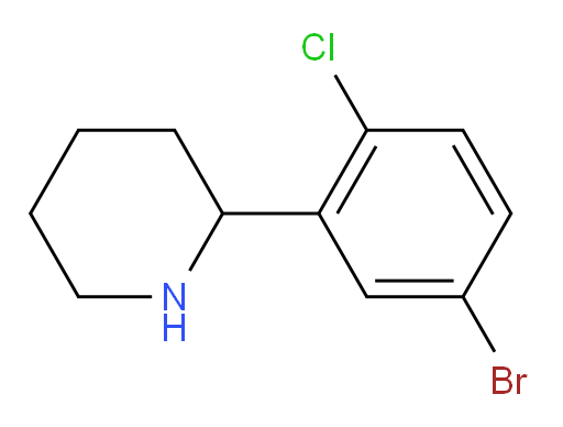 2-(5-bromo-2-chlorophenyl)piperidine