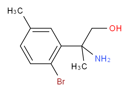 2-amino-2-(2-bromo-5-methylphenyl)propan-1-ol