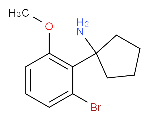 1-(2-bromo-6-methoxyphenyl)cyclopentan-1-amine