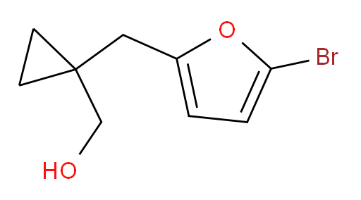 {1-[(5-bromofuran-2-yl)methyl]cyclopropyl}methanol