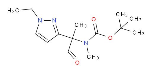 tert-butyl N-[2-(1-ethyl-1H-pyrazol-3-yl)-1-oxopropan-2-yl]-N-methylcarbamate